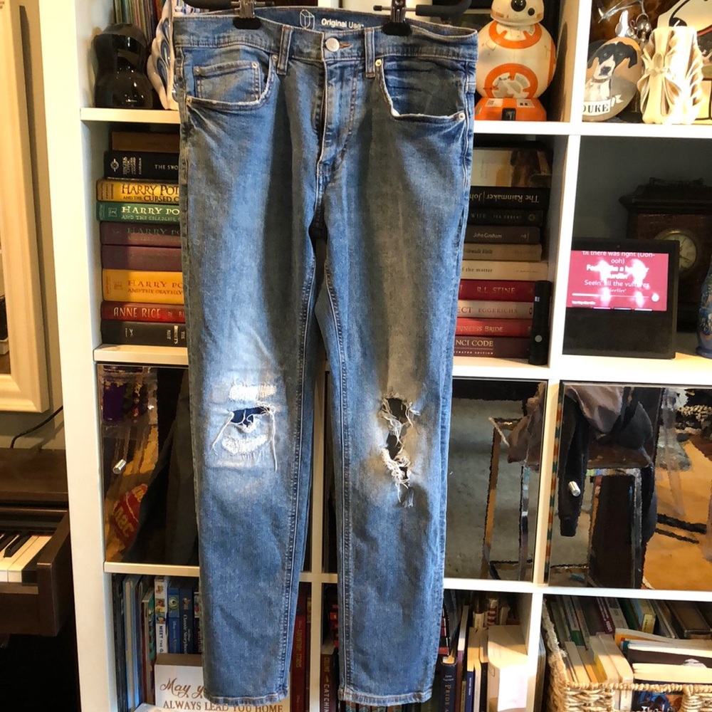Original Use Distressed Skinny Jeans 👖